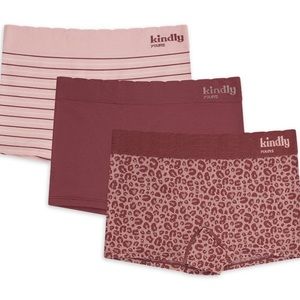 Kindly Yours Women's Seamless Boyshort Underwear 3-Pack.